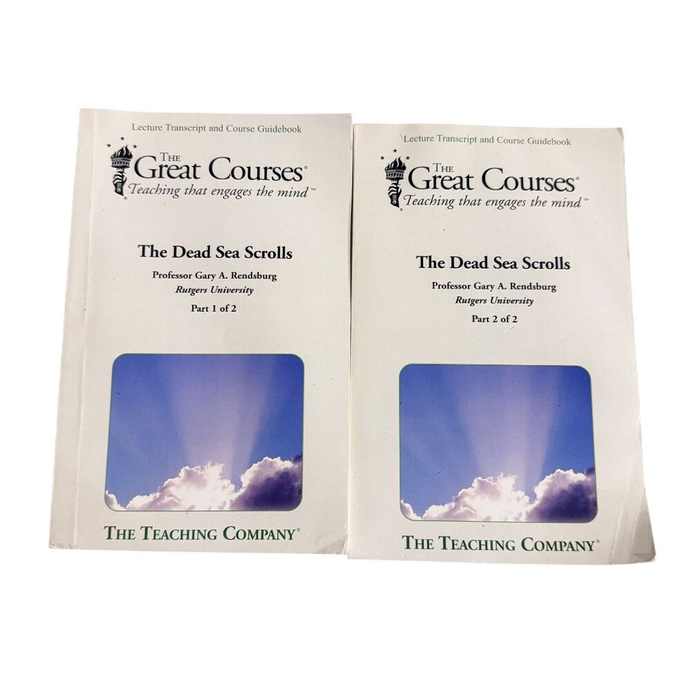 Great Courses The Dead Sea Scrolls Transcript Guidebook Gary Rendsburg Set